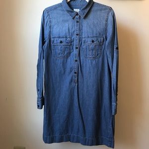 J. Crew Denim Shirt Dress